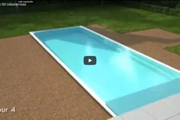 Animation placement piscine en 4 jours en 3D
